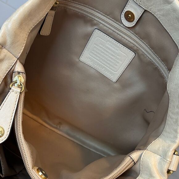 Coach Bag Purse Handbag Ashley Leather Carry All Satchel Shoulder Bag - Picture 13 of 16